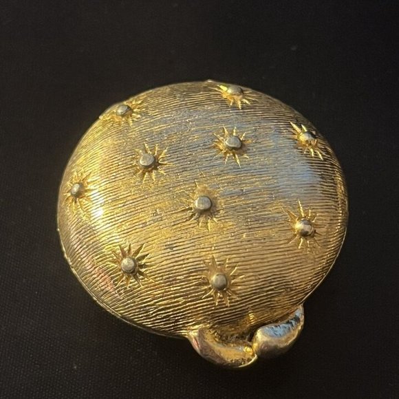 Vintage SET of 3 Compact Gold Tone Cases - Houbigant Ultima - Picture 4 of 12